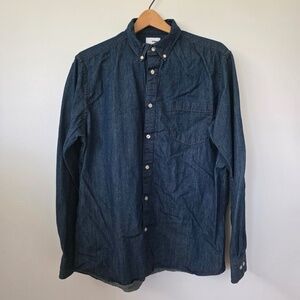 Sonoma Men's Denim Button Down Shirt - XL